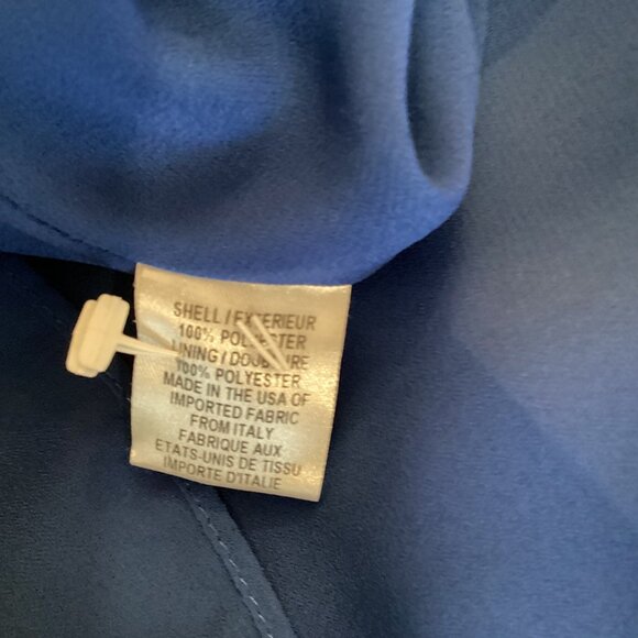 Milly of New York Dress‎ Size 8 Colorblock Geometric Print Blue Short Sleeve - Picture 8 of 8